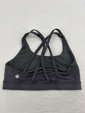 lululemon athletica Black Strappy Sports Bra- Energy